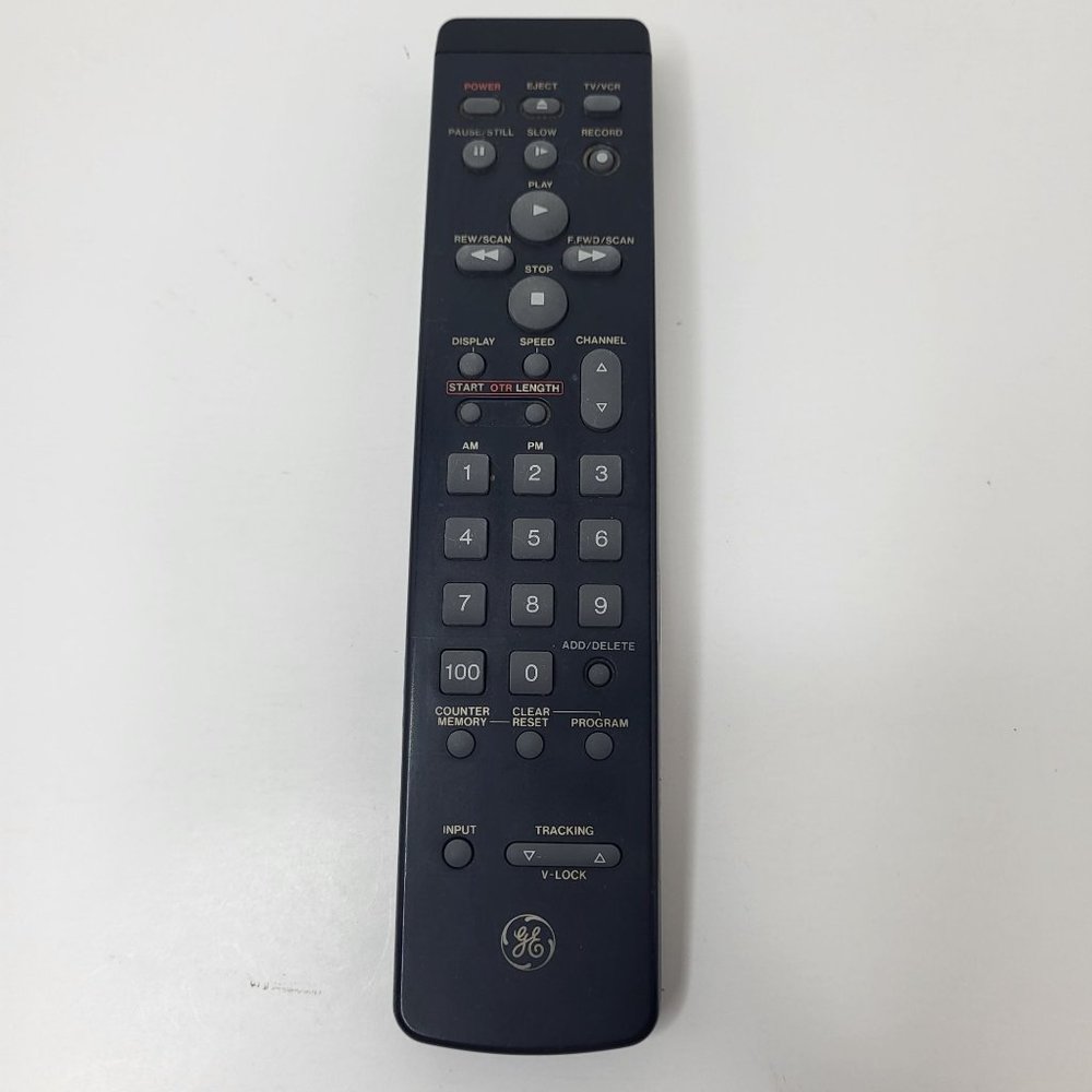 GE OEM‎ VSQS1362 TV/VCR Remote Control for VKFS0938 Cleaned &Tested